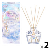 お部屋の消臭力 プレミアムアロマ スティック 部屋用 トゥインクルスノー 本体 65mL 1セット（1個×2） 消臭剤 芳香剤