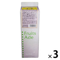 割り材 シロップ グレープフルーツエード 1000ml 1L 3本