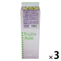 割り材 シロップ ゆずみつエード 1000ml 1L 3本