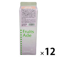 割り材 シロップ 白桃おろし 1000ml 1L 1ケース(12本)