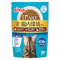 i CARE（アイケア）腸内環境ケア 成猫用 フィッシュ味 国産 400g 1袋 アイシア キャットフード