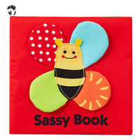 Sassy サッシー ふかふかしかけぬのえほん みつばち 1個 ダッドウェイ