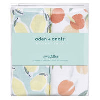 aden + anais　エイデンアンドアネイ おくるみ スワドル ファームトゥテーブル 1セット（2枚入）ダッドウェイ