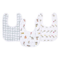 aden + anais　エイデンアンドアネイ スナップビブ エレファントサーカス 1セット（3枚入）ダッドウェイ