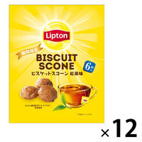洋菓子 個包装 お配り菓子 リプトン　ビスケットスコーン　紅茶味 6個入 1セット（1袋×12）