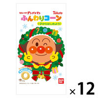 子ども向けお菓子 それいけ！アンパンマン ふんわりコーン やさしいしお味 クリスマスパッケージ 20g 1セット（1個×12）