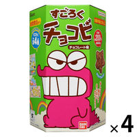 チョコレート菓子 すごろくチョコビ チョコレート味  39g×2袋入 1セット（1個×4）