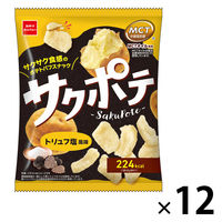 スナック菓子 おつまみ サクポテ トリュフ塩風味 48g 1セット（1個×12）
