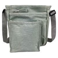 優美社 多機能ショルダー グレー 3E03 1個