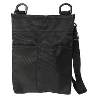 優美社 スタッフポーチ クロ 1H50BK 1個