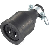 オーム電機 2P防水ボディ 06-4966 1個（直送品）