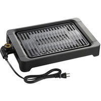 オーム電機 減煙グリルプレート ヒーター&プレート一体式 08-1430 1台（直送品）