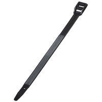 オーム電機 ストロングタイ 耐候性 260mm 黒 10本入 09-1283 1セット(10本入)（直送品）