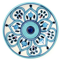 トモ・コーポレーション 豆皿 11.5cm プリヤ ストーンウェア ブルーフラワー 407135 1個（直送品）
