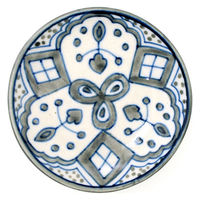 トモ・コーポレーション 豆皿 11.5cm プリヤ ストーンウェア グレイフラワー 407139 1個（直送品）