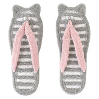 トモ・コーポレーション スリッパ コットンサンダル アニマル 耳付き ハンドメイド
