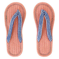 トモ・コーポレーション スリッパ コットンサンダル プレーン ボーダー 2サイズ ハンドメイド