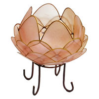 トモ・コーポレーション 照明 カピスロータスランプ Lサイズ 直径16cm ピンク 423428 1個（直送品）