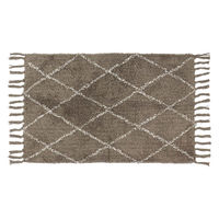 トモ・コーポレーション 玄関マット 50×75cm 室内 ダークグレー 428164 1個（直送品）