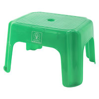 トモ・コーポレーション スツール 座面高18.5cm スタッキング可能 プラスチック グリーン 432321 1個（直送品）