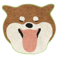 トモ・コーポレーション 玄関マット 45×51cm 室内 動物 柴犬 432347 1個（直送品）