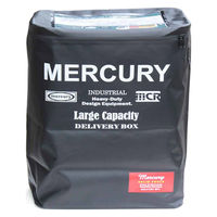キーストーン 宅配ボックス デリバリーボックス マーキュリー 折りたたみ ブラック 448084 1個（直送品）