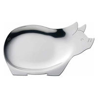 佐藤金属興業 トレー 12cm アニマルトレー ステンレス ブタ 449842 1個（直送品）