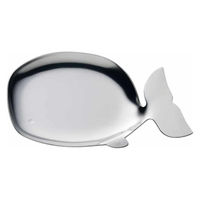 佐藤金属興業 トレー 12cm アニマルトレー ステンレス クジラ 449843 1個（直送品）