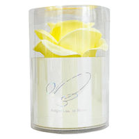 九州フラワーサービス 石鹸 サークルローズ 花のカタチの石けん Q-FLA ペールイエロー 453371 1個（直送品）