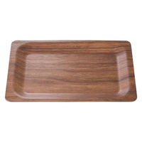 国際化工 トレー 30cm 長角 NOSトレー ラミネウェア ライトオーク 475242 1個（直送品）