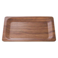 国際化工 トレー 35cm 長角 NOSトレー ラミネウェア ライトオーク 475245 1個（直送品）