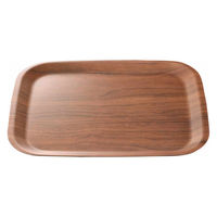 国際化工 トレー 44cm 長角 NOSトレー ラミネウェア ライトオーク 475246 1個（直送品）