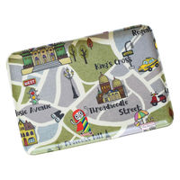 合同会社ビランク トレー RiCONIC 布張り 24cm トレイ グリーン 479580 1個（直送品）