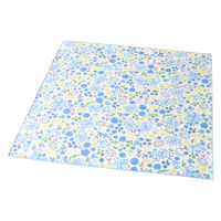 合同会社ビランク ランチクロス 45×45cm 日本製 フラワーブルー 479810 1個（直送品）