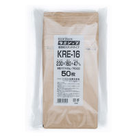 【チャック袋】生産日本社 ラミジップ（R) クラフト・スタンドタイプ チャック下230×横160+底47mm 1セット（1袋(50枚入)×10）