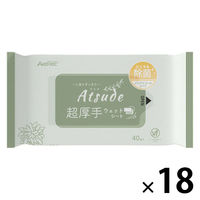 ウェットシート 超厚手ウェットシート 除菌ノンアルコールタイプ 本体 1セット（40枚入×18パック） ETPI