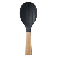 無印良品 木柄 シリコーン 立てられるしゃもじ 約長さ２２ｃｍ 良品計画