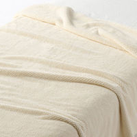 無印良品 再生ポリエステル あたたかファイバー薄手毛布 Ｄ １８０×２００ｃｍ アイボリー 良品計画