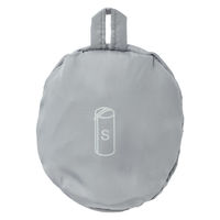 無印良品 ポリエステルたためる仕分けケース 筒形 グレー Ｓ 約１１×１１×２６ｃｍ 良品計画