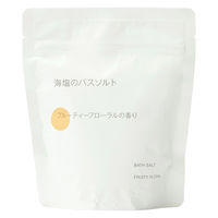 無印良品 海塩のバスソルト フルーティーフローラルの香り ３６０ｇ スプーン付 良品計画