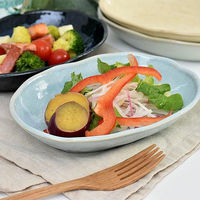 金正陶器 トルコなまこくも型楕円鉢 28-052-038-ka 1セット(6個)（直送品）