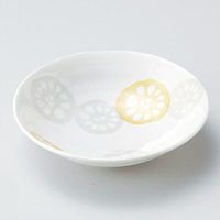 金正陶器 黄れんこん 5.0浅鉢 28-053-108-ka 1セット(10個)（直送品）