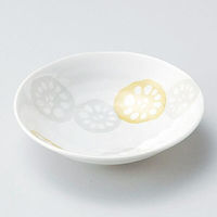 金正陶器 黄れんこん 4.5浅鉢 28-053-118-ka 1セット(10個)（直送品）