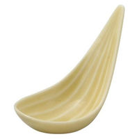 金正陶器 笹アミューズ イエロー 28-091-358-ka 1セット(10個)（直送品）