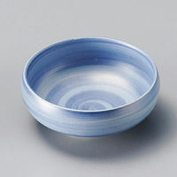 金正陶器 銀彩コバルト巻鉄鉢 28-096-088-ka 1セット(3個)（直送品）