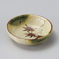 金正陶器 手描き織部 丸皿 28-096-048-tu 1セット(3個)（直送品）