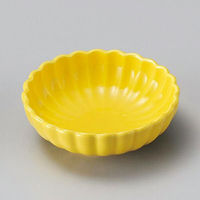 金正陶器 黄 菊型鉢 強化 28-096-218-ro 1セット(6個)（直送品）