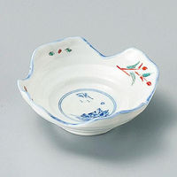 金正陶器 赤絵京山水四ツ山鉢 28-098-078-ka 1セット(3個)（直送品）