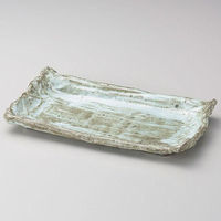 金正陶器 乾山土灰 25cm 長角皿 28-142-078-ka 1個（直送品）
