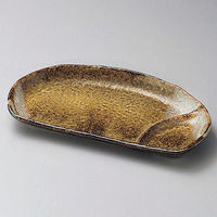 金正陶器 黄河半月 仕切皿 28-153-038-ta 1セット(6個)（直送品）